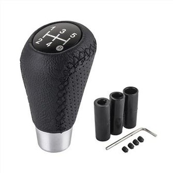 Tombol Shift Stick Gear Manual Kulit Kereta